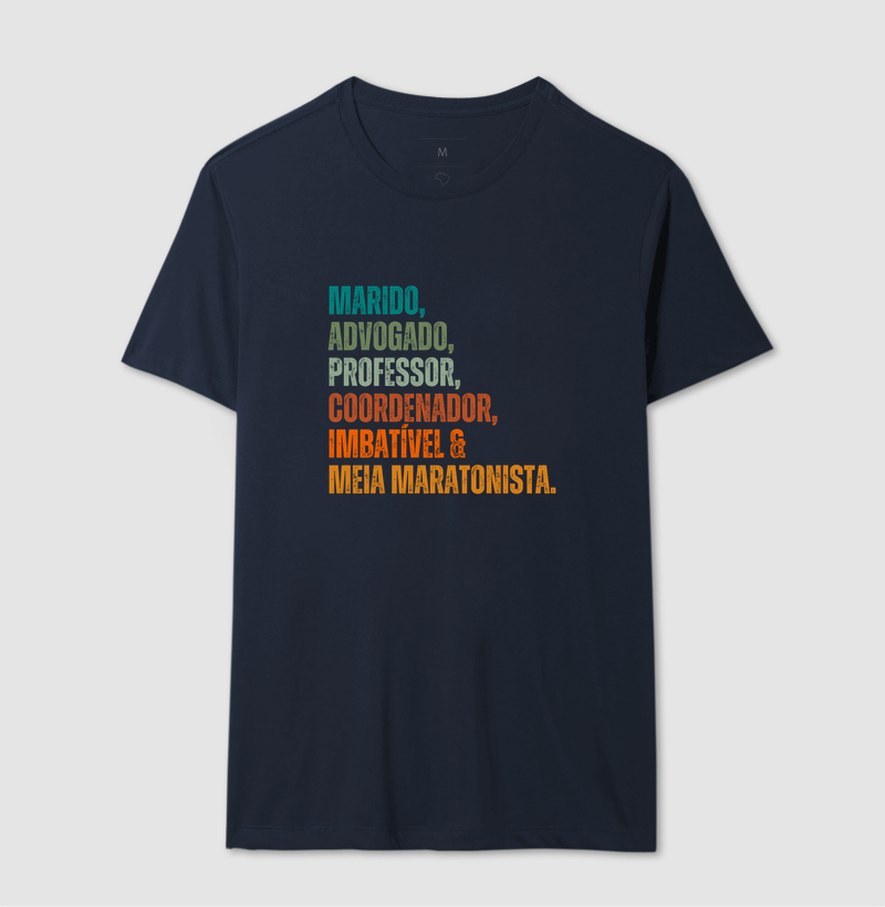 Camiseta Meia Maratona - Marido, Advogado, Professor e Meia Maratonista - Imagem 4