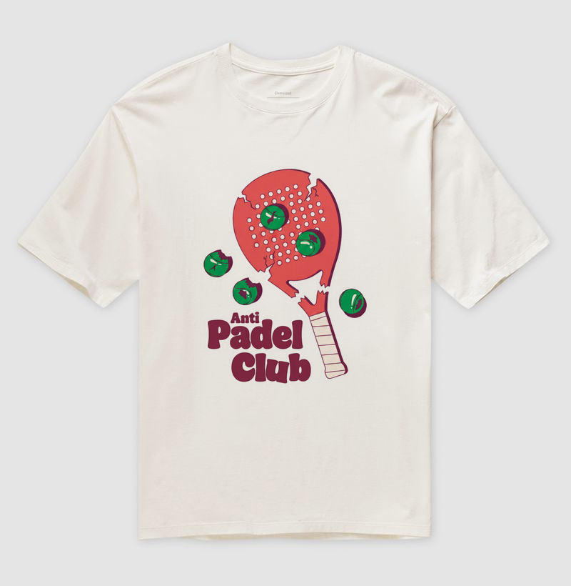 Camiseta Anti Padel Club Raquete Quebrada - Imagem 4