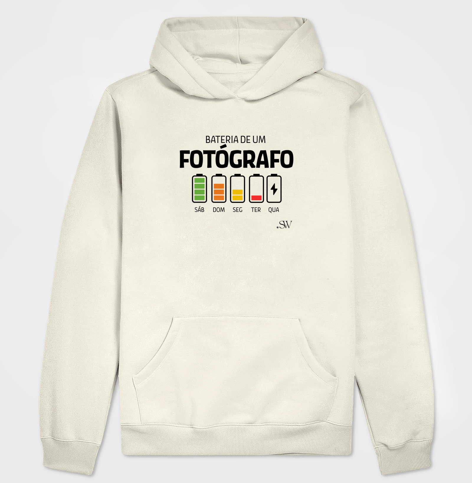 Hoodie Moletom Fotógrafo | Shutter 04 Fotografia | Bateria original - Imagem 3