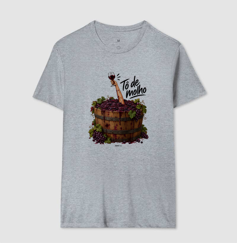 Camiseta Vinho - “Tô de Molho” – Humor & Wine Mood - Imagem 8