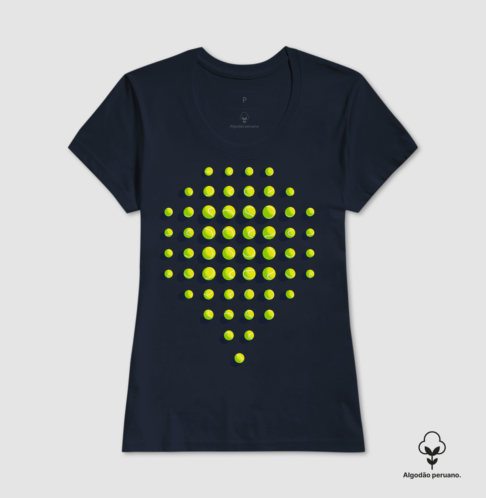 Camiseta Padel Raquete de Bolinhas - Imagem 8