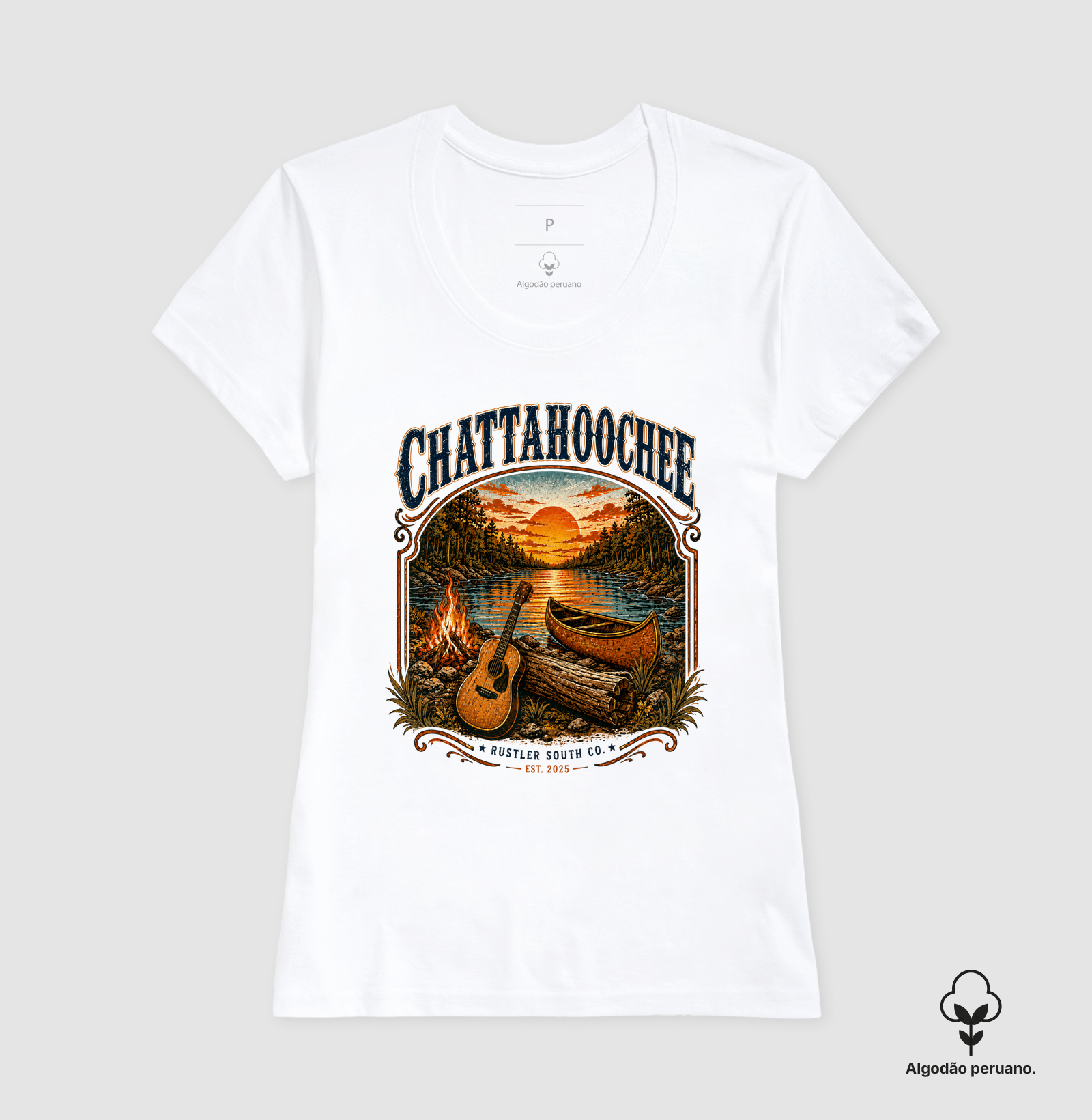 Baby Look Country Feminina Chattahoochee - Imagem 2