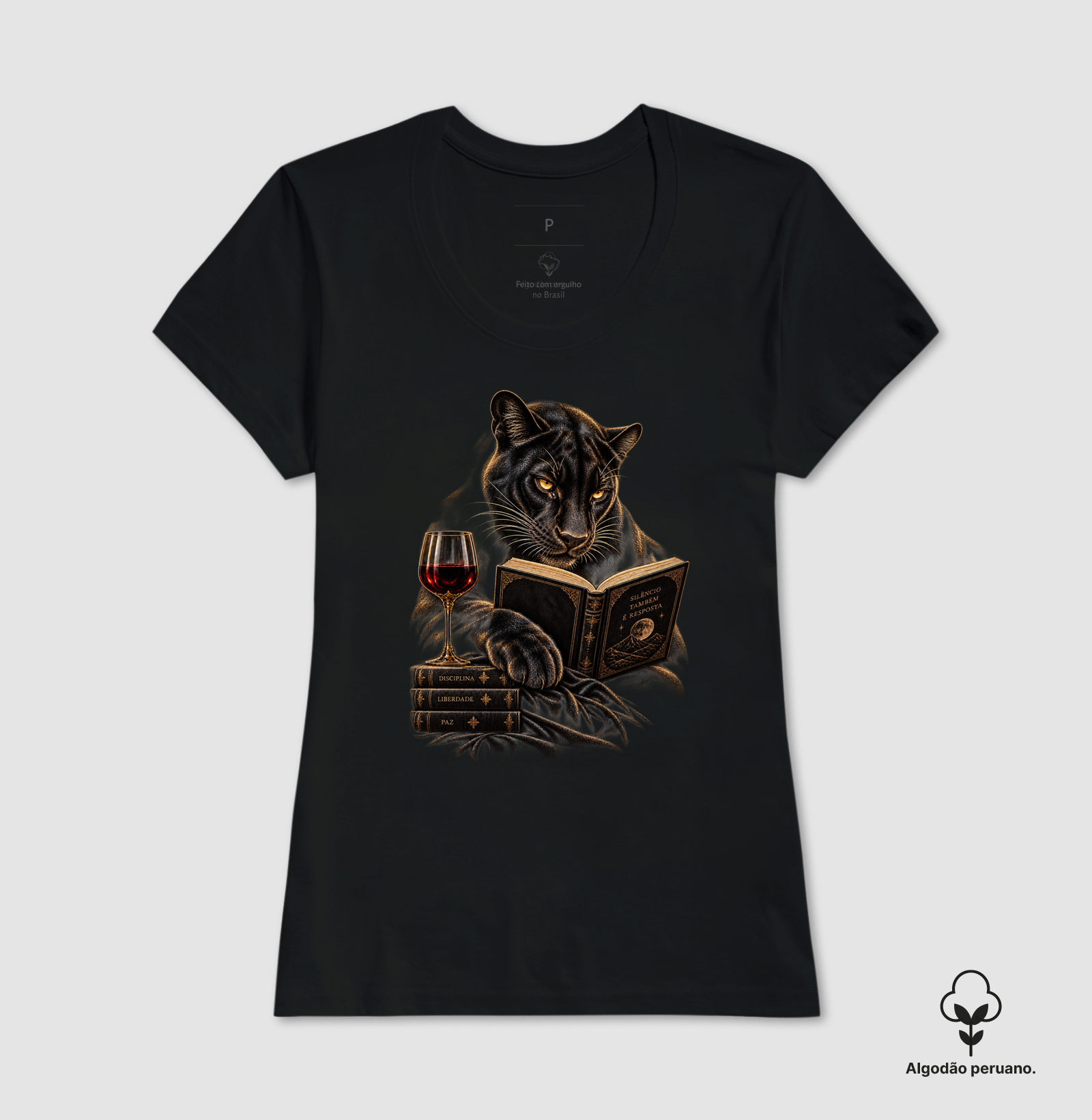 Camiseta Pantera Leitora - Imagem 3