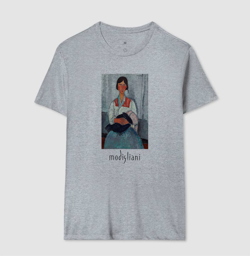 Camiseta Expressionista Italiana Modigliani  - Imagem 8