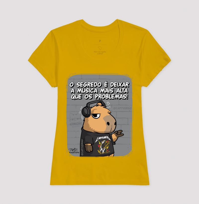 Camiseta Capivara Música - Imagem 15