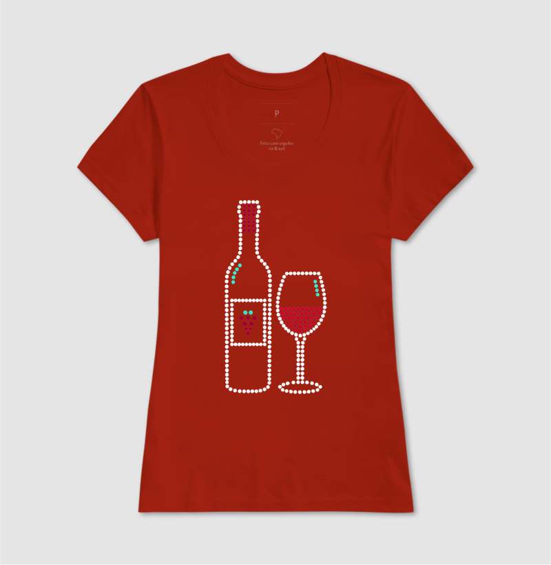 Vinho e Taça de Bolinhas - Imagem 7