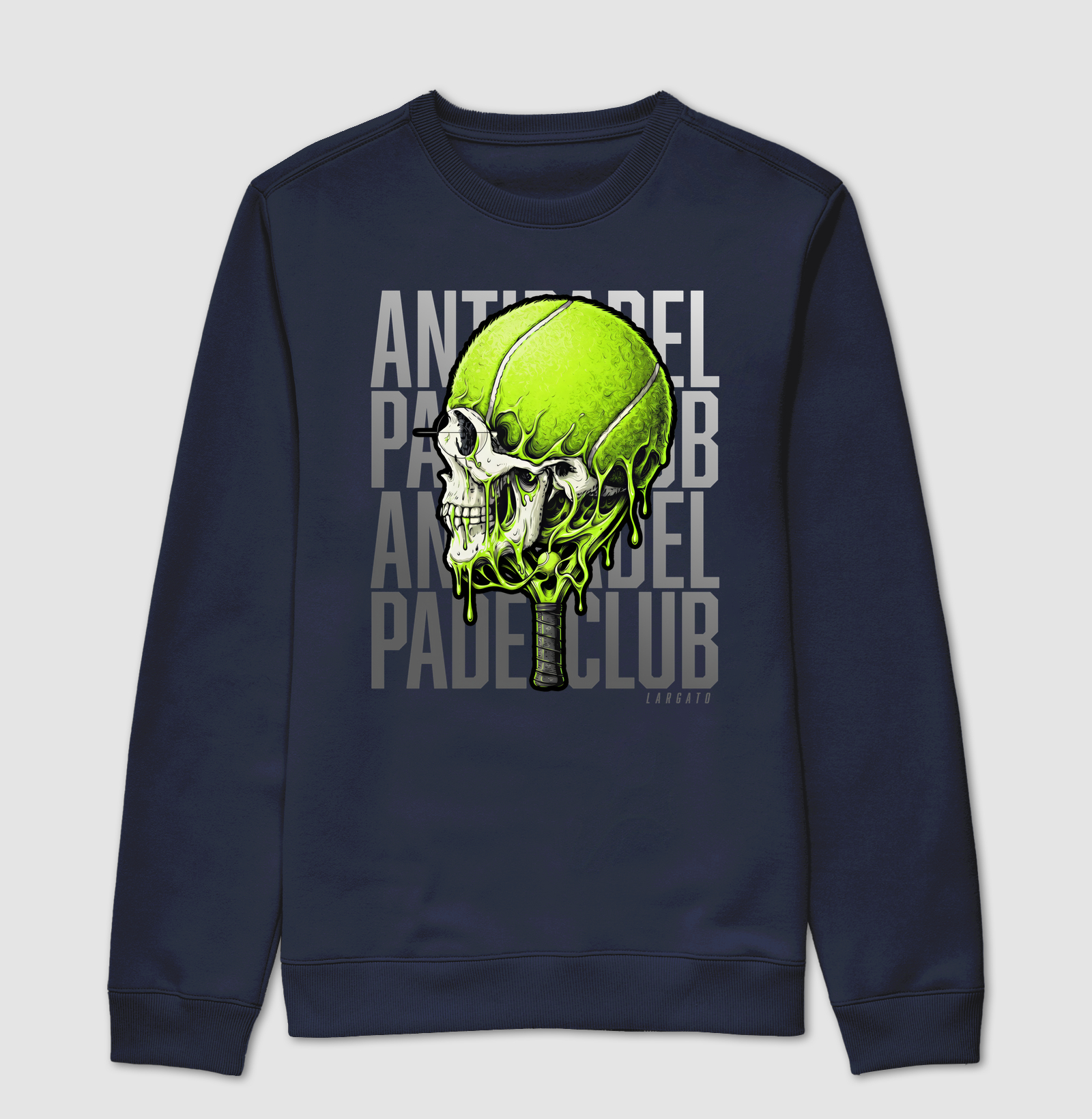 Camiseta Anti-Padel Caveira Prata - Imagem 5