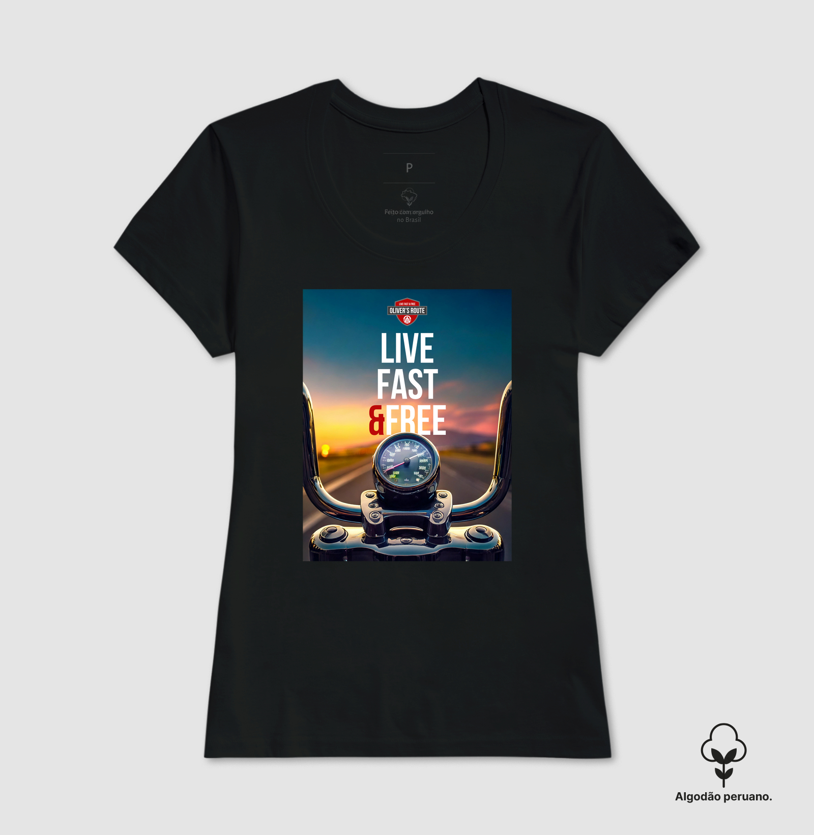 Live Fast & Free Edição Especial em Algodão Peruano - Imagem 6