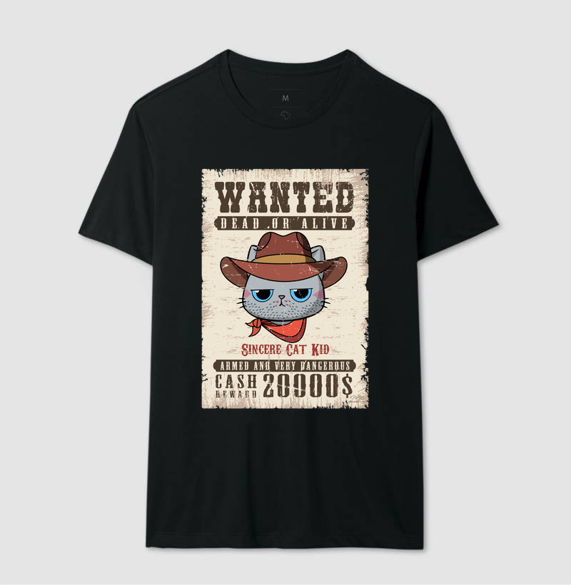 Camiseta Wanted Cat Kid - Imagem 2