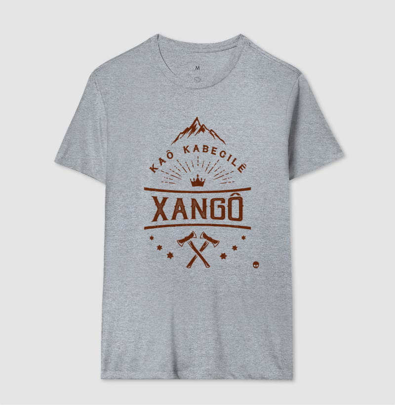 Camiseta Umbanda Orixá Xangô - Kaô Kabecilê - Imagem 8