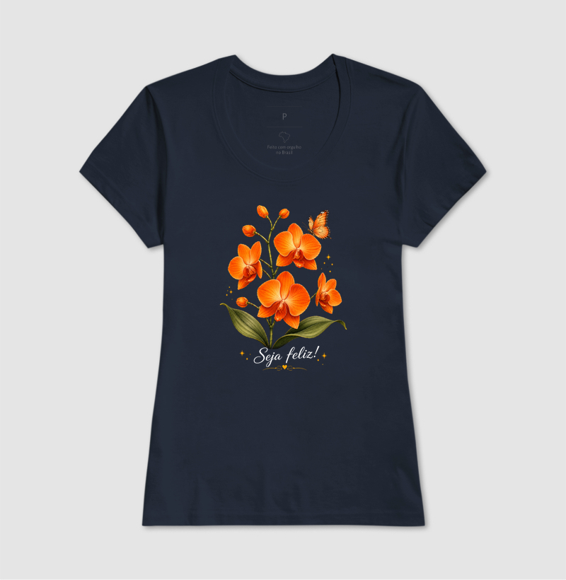 Camiseta Seja Feliz - Imagem 7