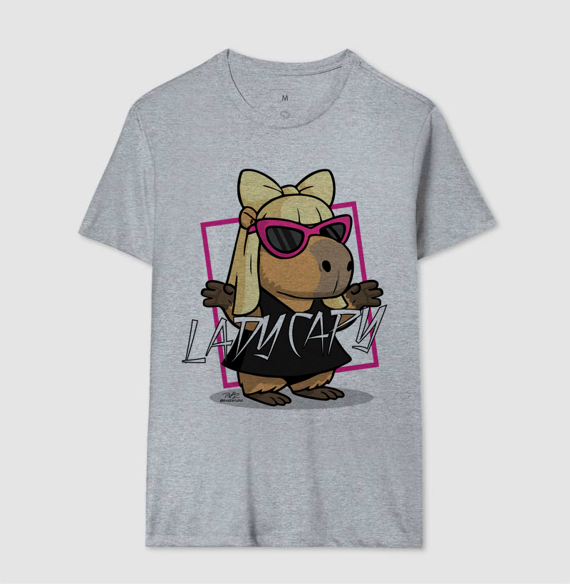 Camiseta Capivara Lady Capy - Imagem 8