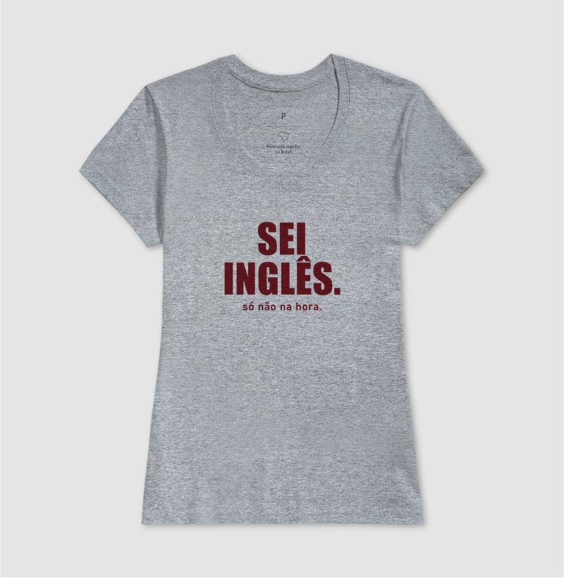 Camiseta Sei Inglês - Imagem 9