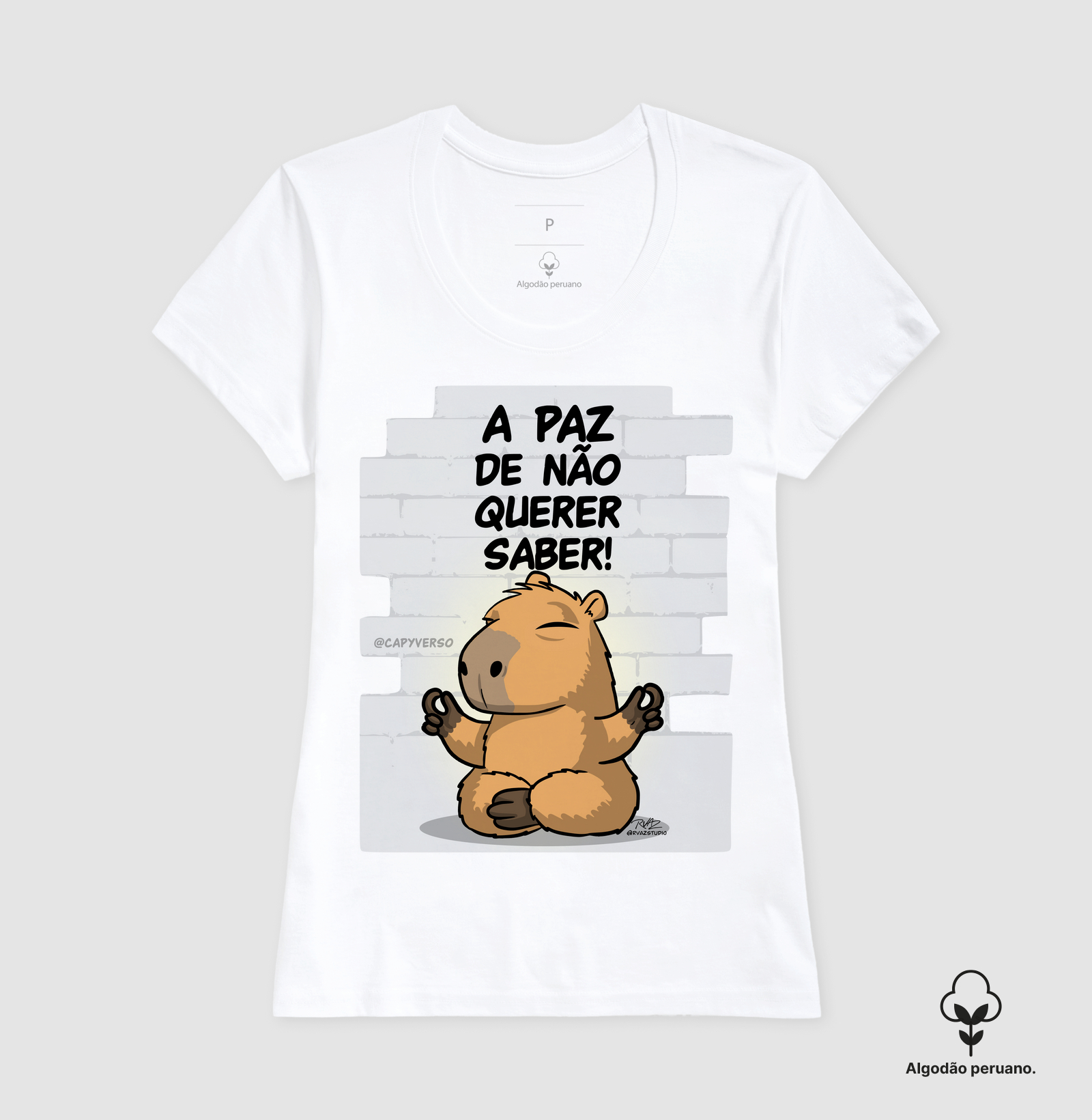 Camiseta Capivara Paz - Imagem 5