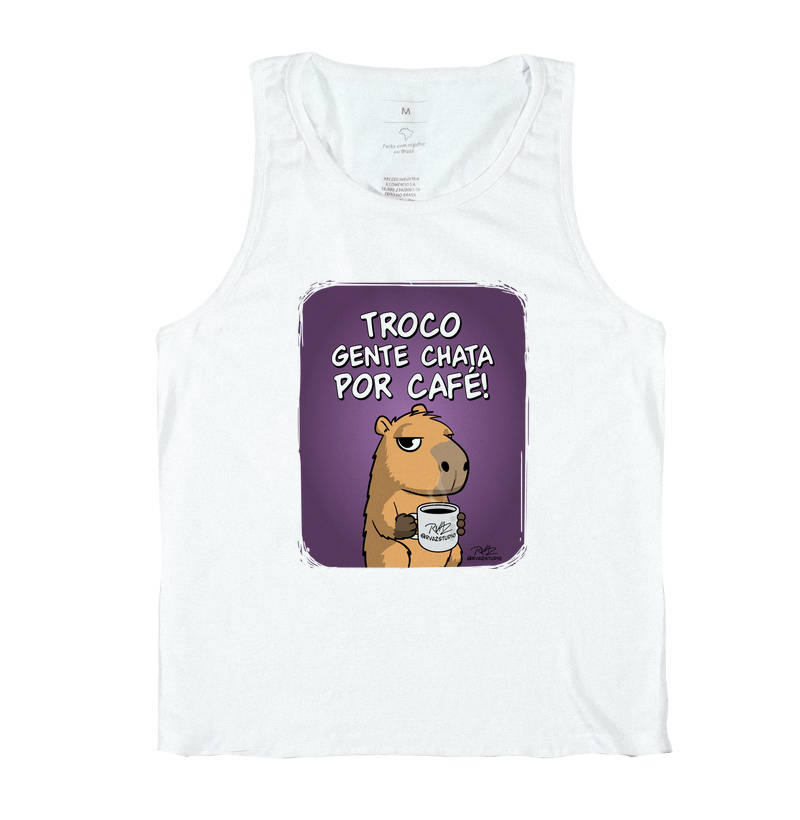 Camiseta Capivara Troco por Café - Imagem 2