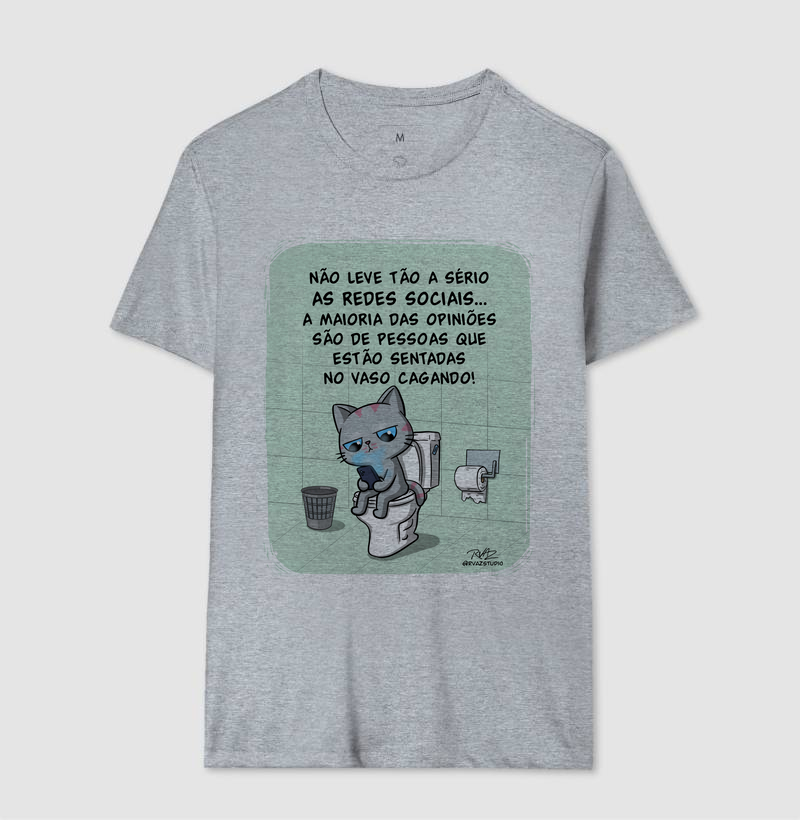Camiseta Gato Sincero no Vaso - Imagem 8