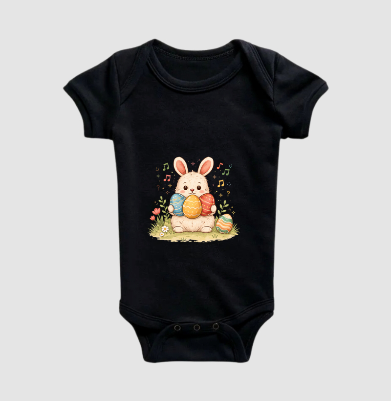 Body Infantil Coelhinho da Páscoa - Imagem 7