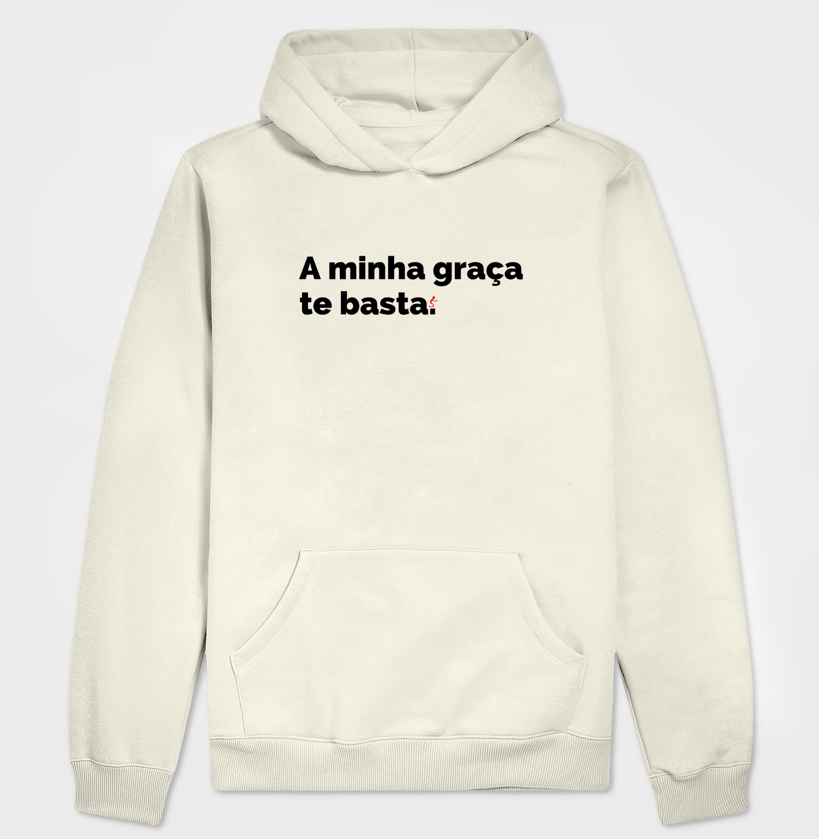 Hoodie Moletom Cristão A Minha Graça Te Basta - Imagem 3