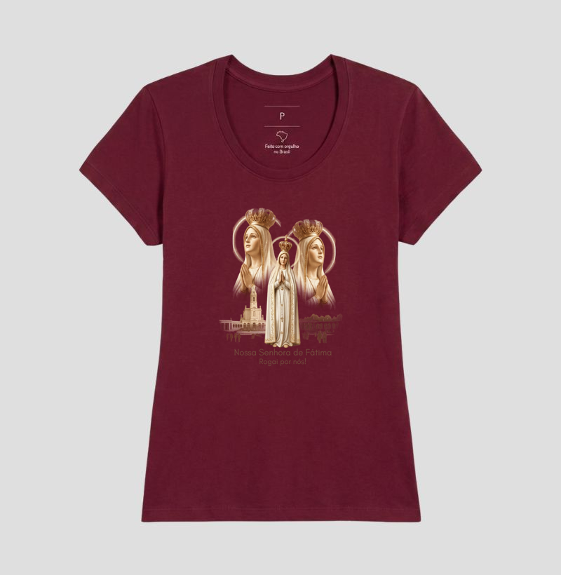 Camiseta Nossa Senhora de Fátima Santuário - Imagem 15