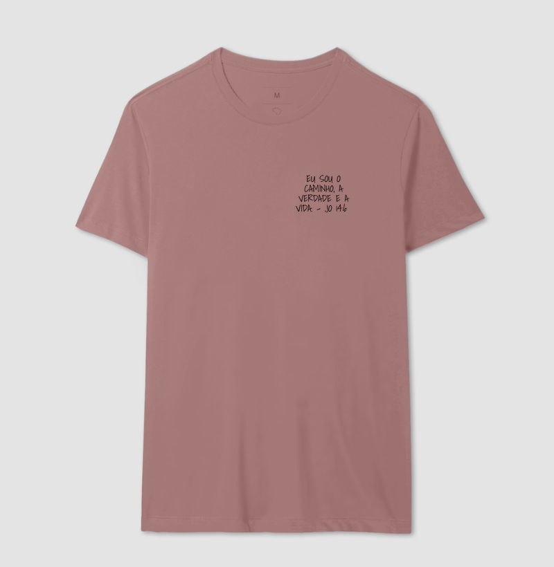 Camiseta Masculina João 14:6 Bolso - Imagem 9