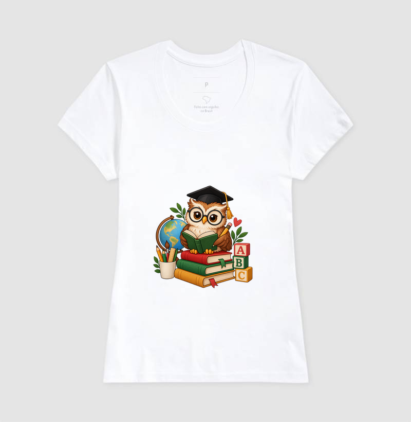 Camiseta Coruja do Conhecimento - Imagem 8