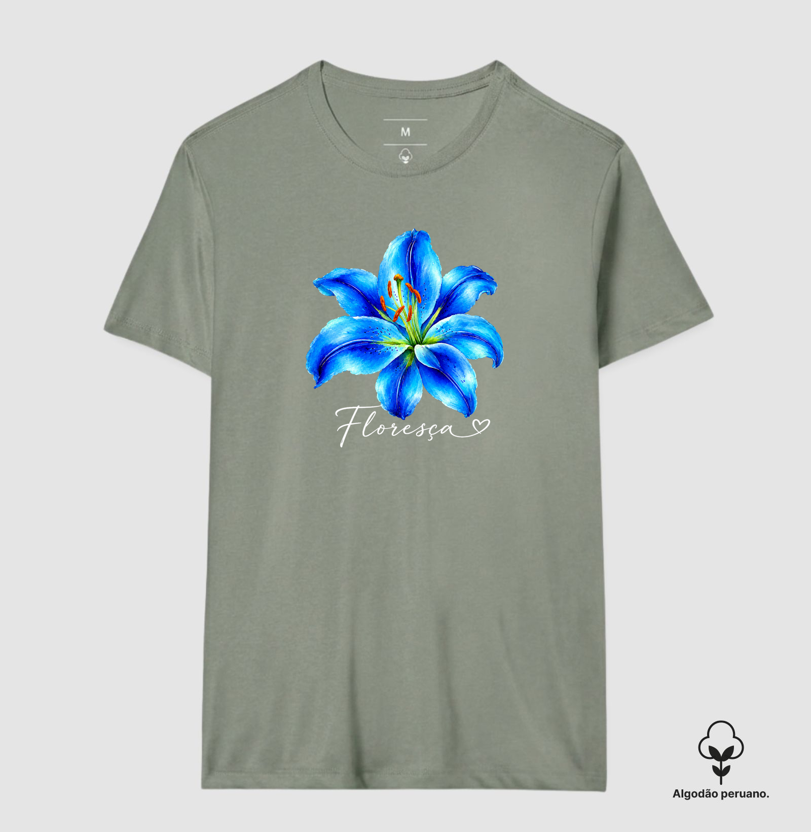 Camiseta Floresça Blue - Imagem 2