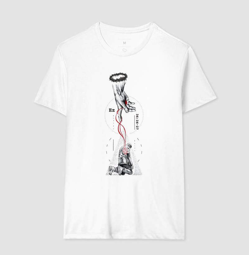 Camiseta Jesus Sacrifício e Fé - Imagem 4