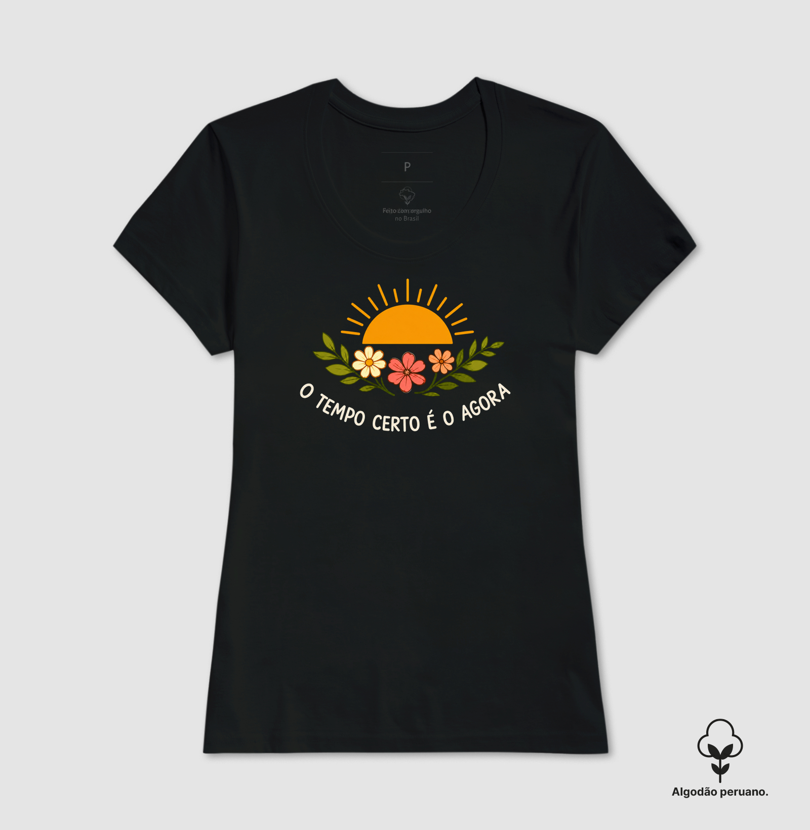 Camiseta O Tempo certo é o agora - Alma Vestida - Imagem 4