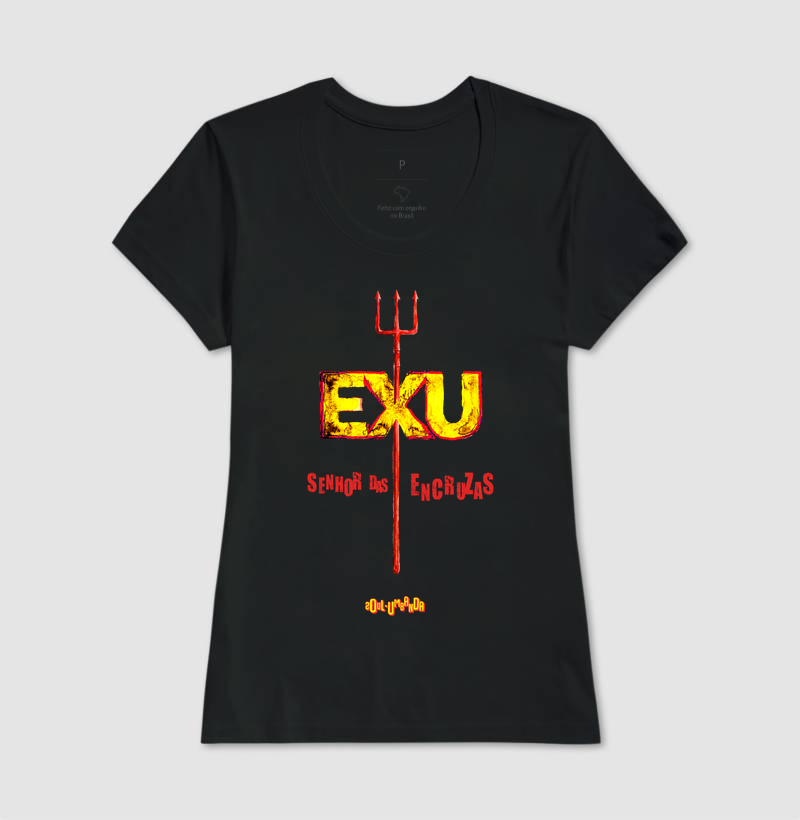 camiseta EXU senhor das encruzas feminina - Imagem 2
