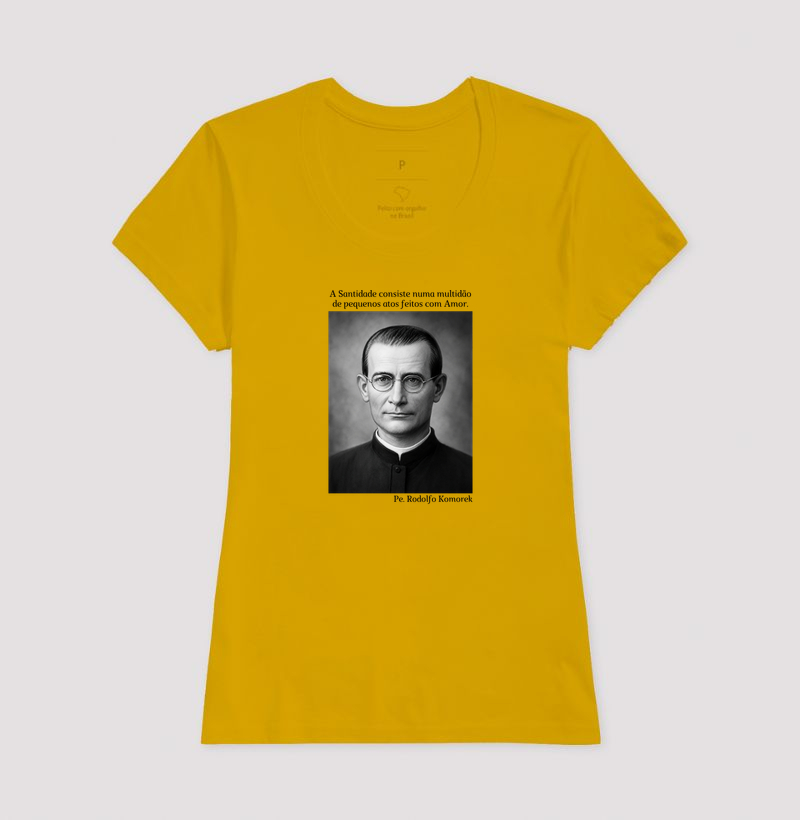 Camiseta Pe. Rodolfo Komorek (Preto e Branco) - Imagem 13