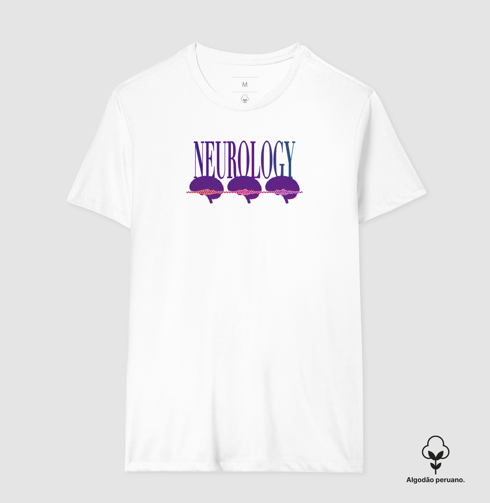 Camiseta Algodão Peruano — Neurology · Nova Edição - Imagem 6