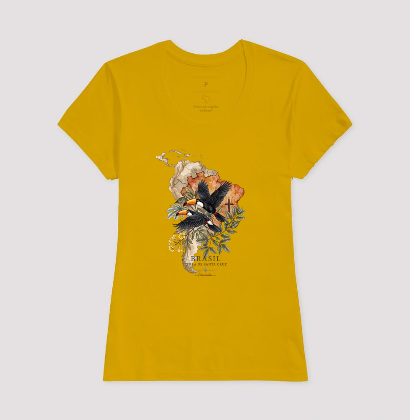 Camiseta Tucanos & Ipê - Brasil Terra de Santa Cruz - Fé, História e Natureza - Imagem 15