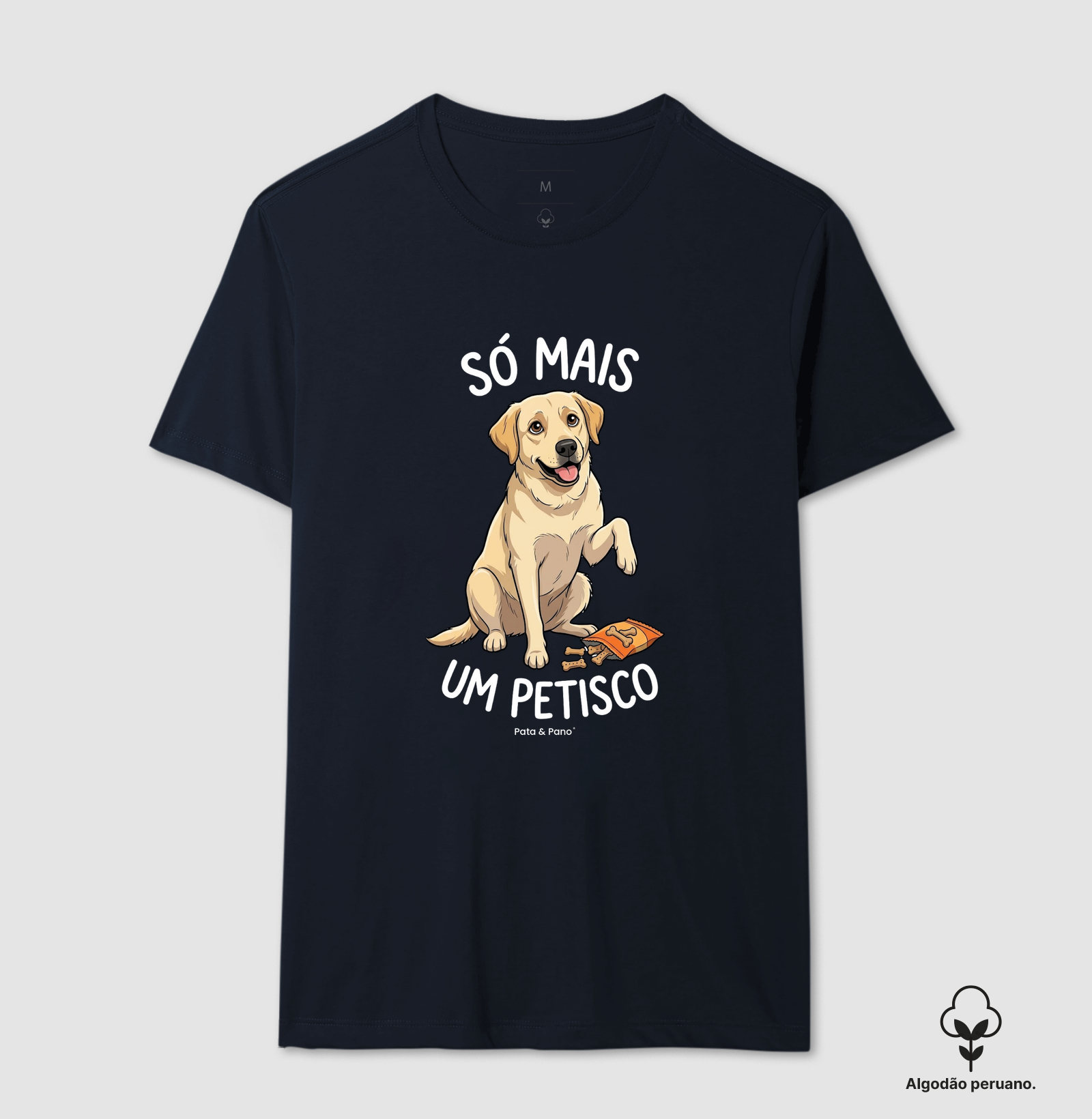 CAMISETA ALGODÃO PERUANO LABRADOR PETISCO - Imagem 9