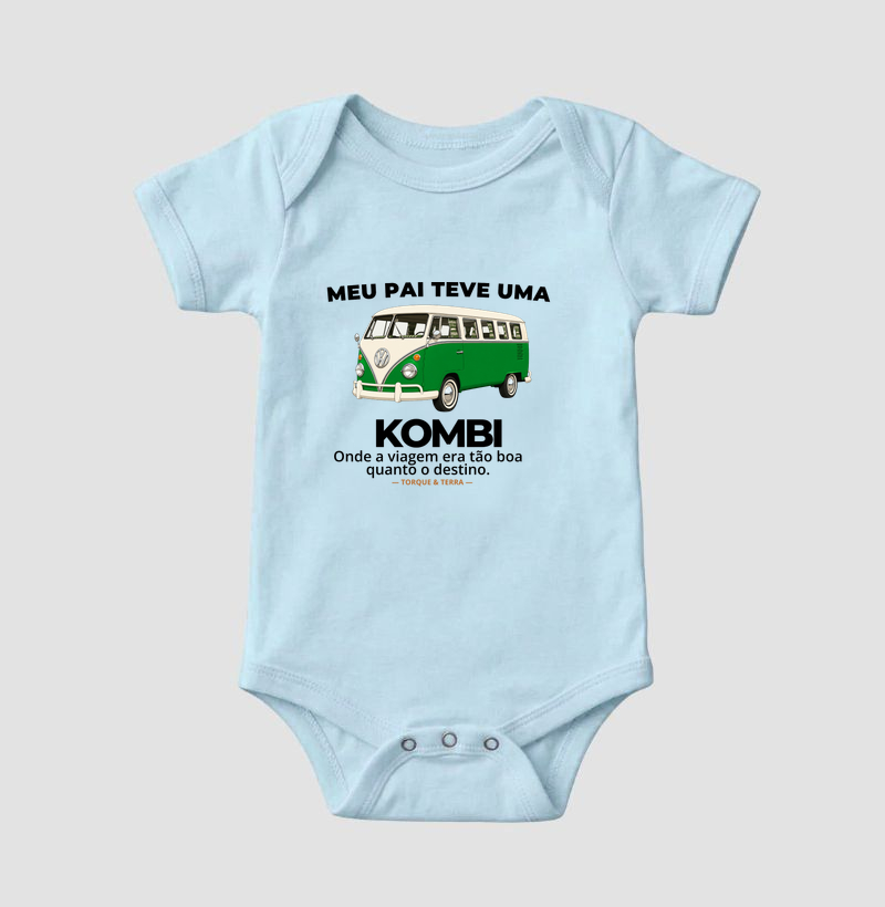 Meu pai teve uma - KOMBI - verde com off-white - Imagem 4