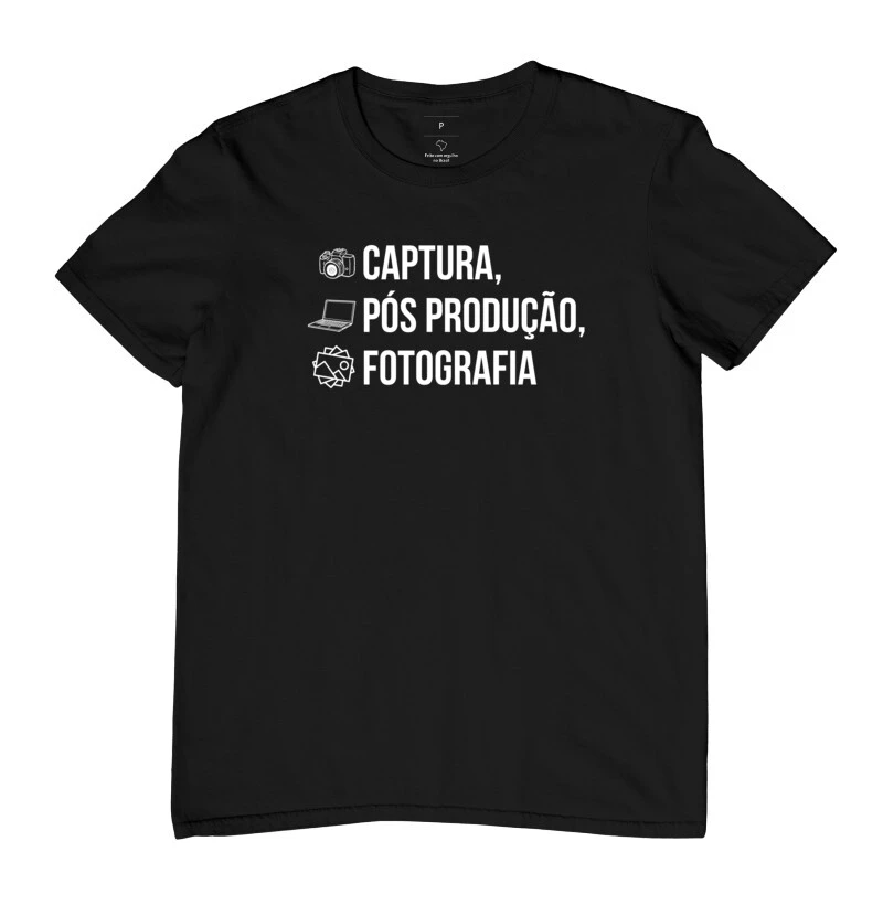Camiseta captura, pós produção, fotografia - Imagem 2