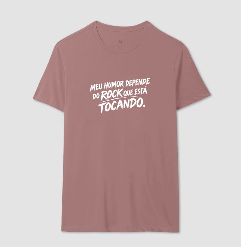 Camiseta Meu Humor Depende do Rock que Está Tocando - Imagem 15