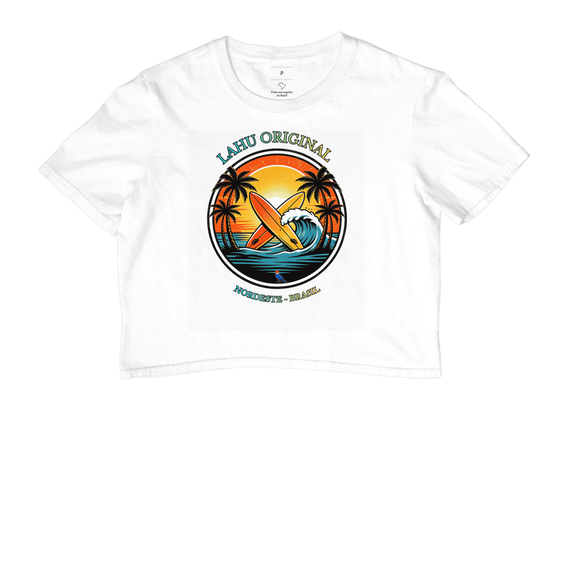 “Sinta a energia das ondas nordestinas com a estampa Lahu Original. Cores vibrantes, estilo surf e alma brasileira — feita para quem carrega o sol e o mar no coração. Vista o Nordeste, vista Lahu!” - Imagem 3