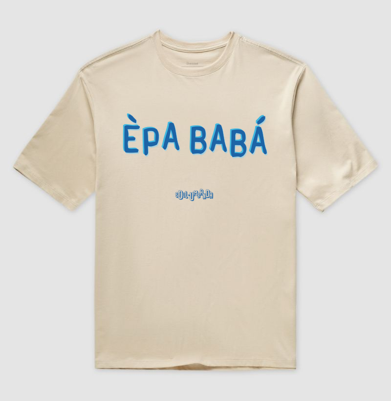 oversized OXALÁ saudação unissex - Imagem 3