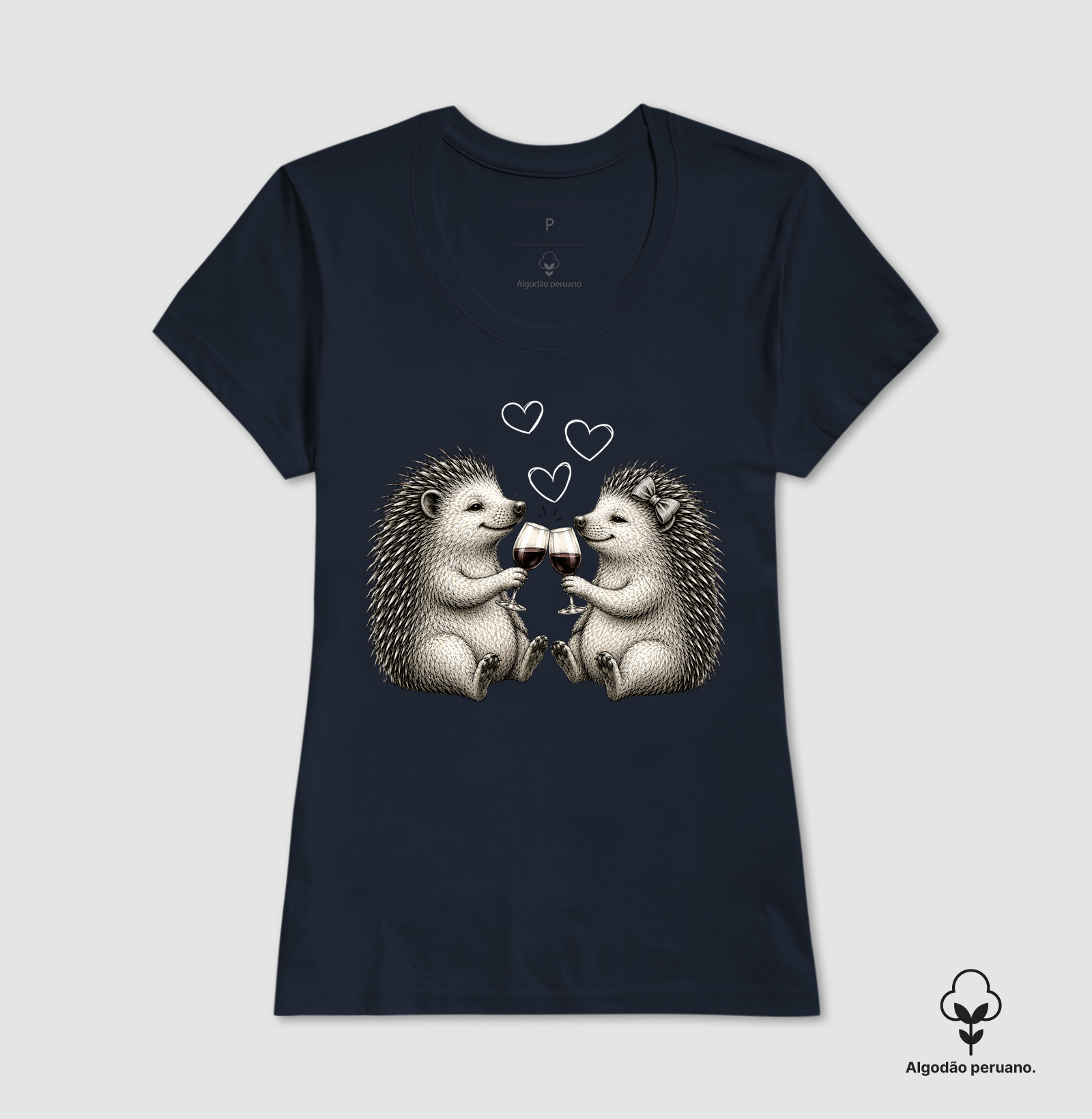 Camiseta Vinho - Brinde Porco Espinho - Imagem 7