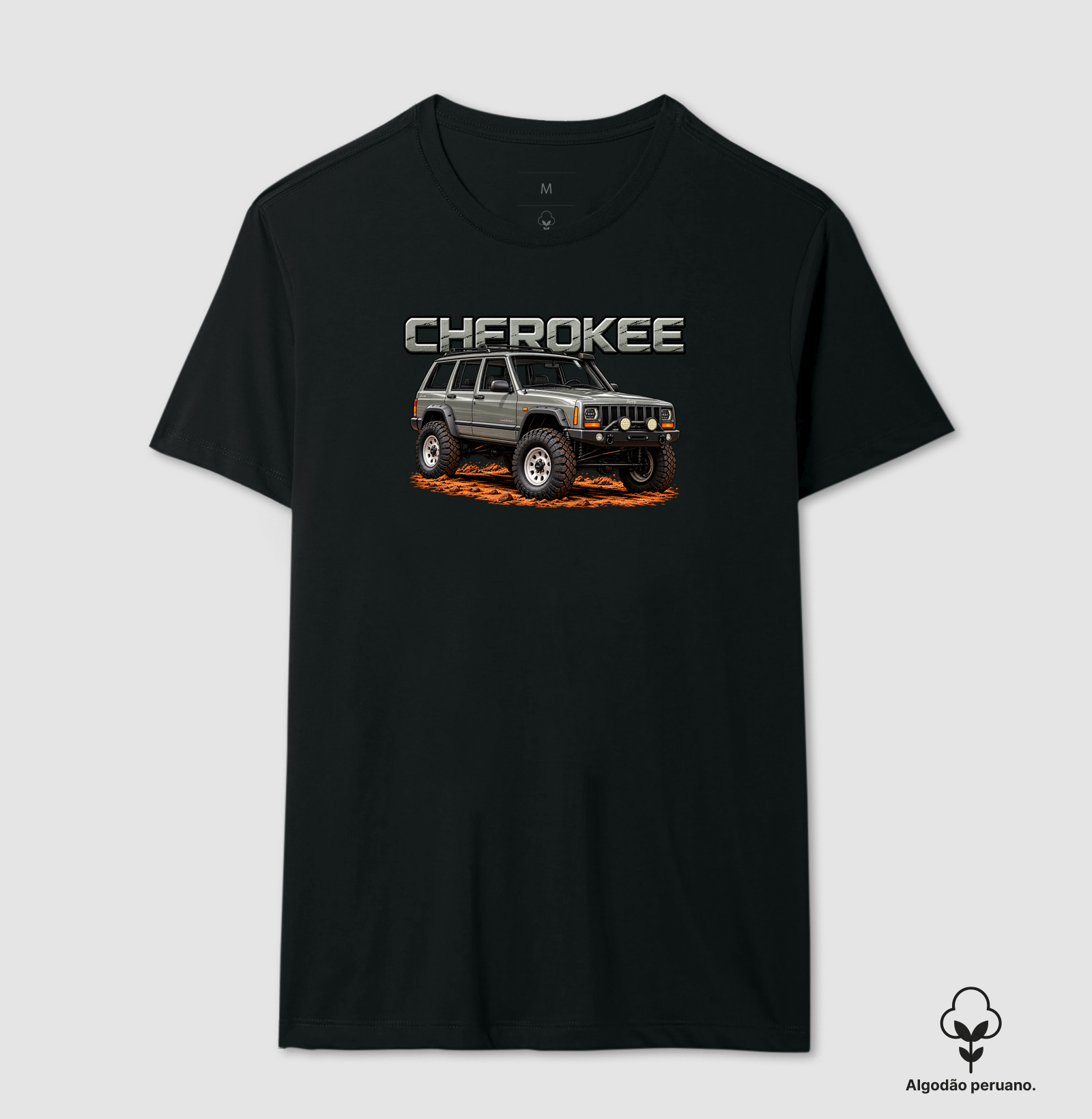 Camiseta em algodão peruano Cherokee - Imagem 5