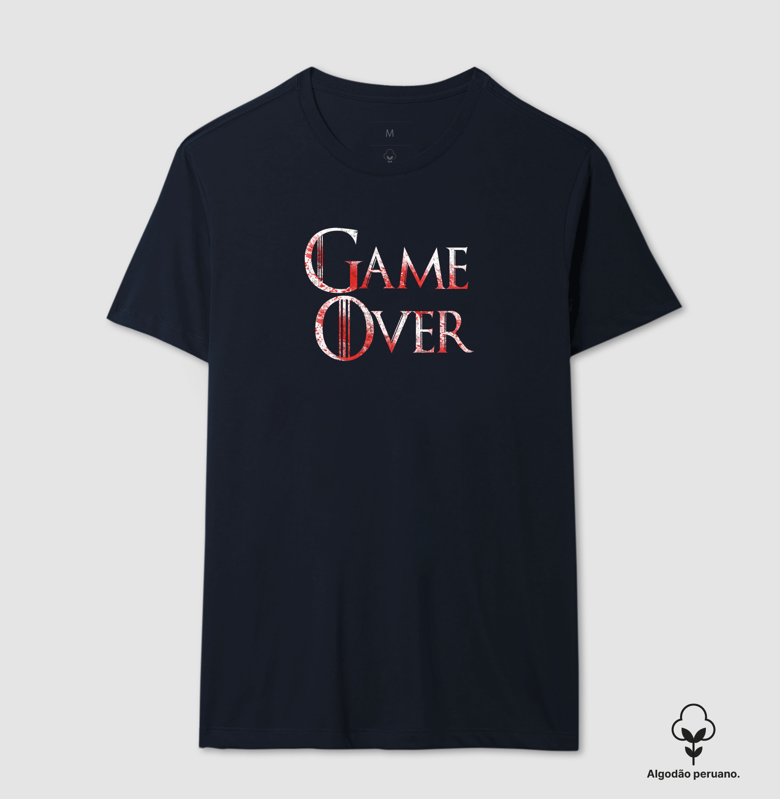 Camiseta Game Over Algodão Peruano - Imagem 4