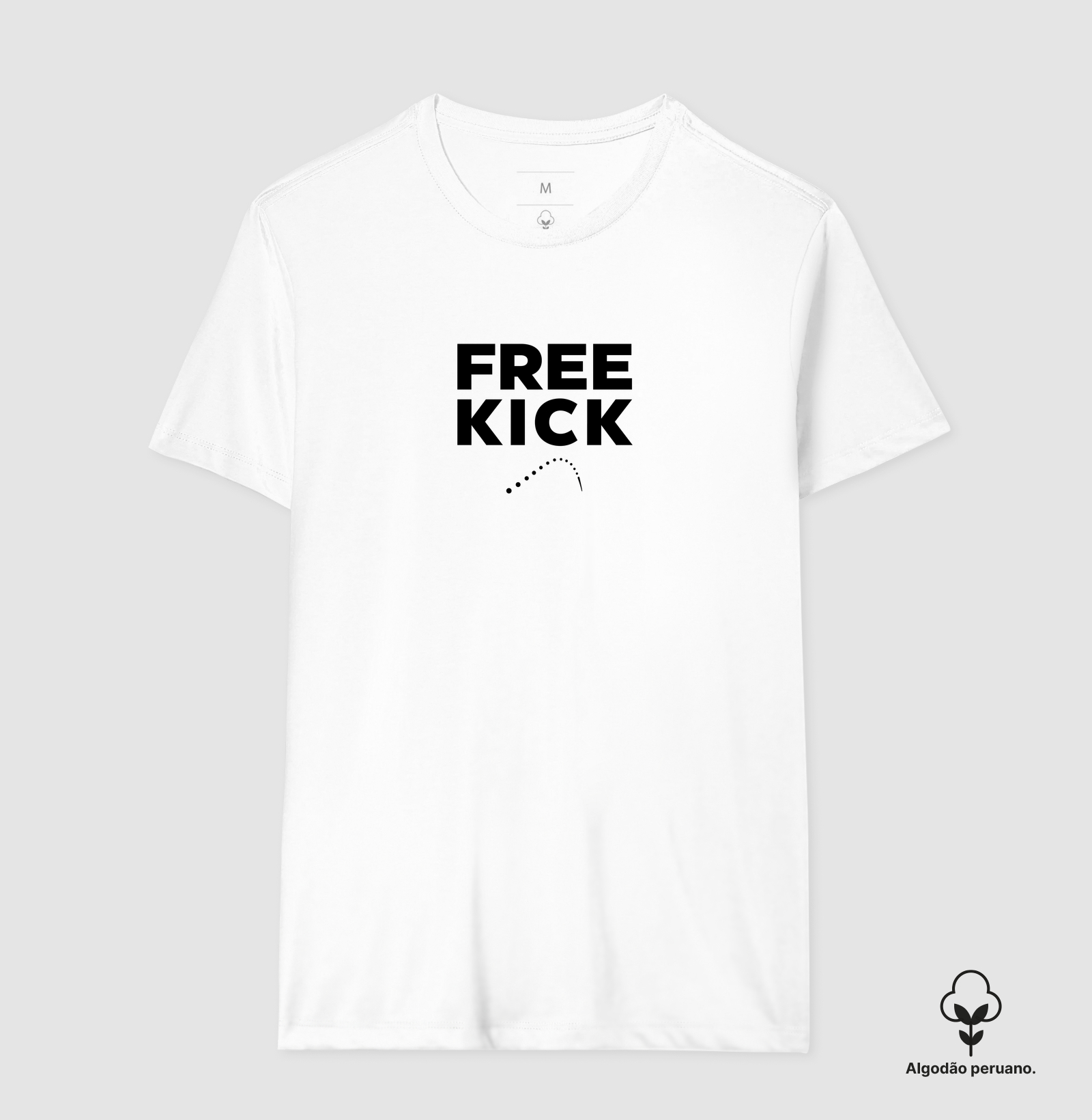 CAMISETA ALGODÃO PERUANO FREE KICK TRAJETORIA 5 - Imagem 2
