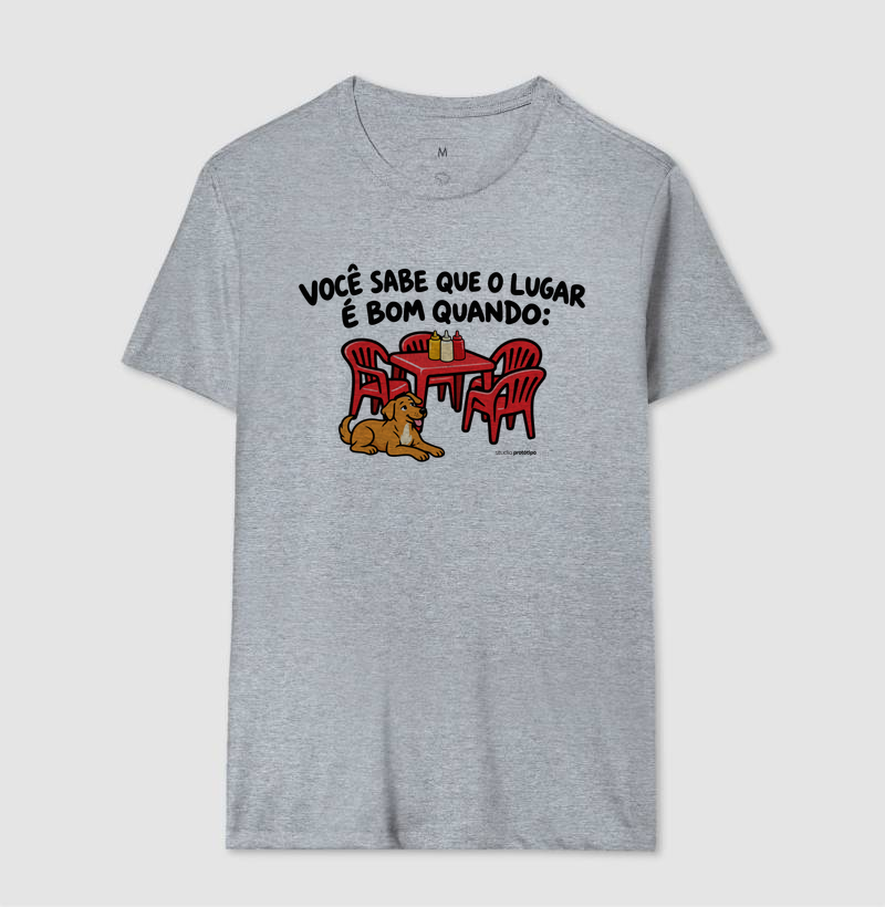 Camiseta Você Sabe Que o Lugar É Bom Quando - Imagem 8