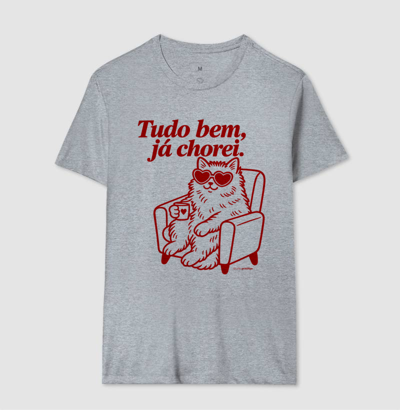 Camiseta Tudo Bem, Já Chorei - Imagem 8