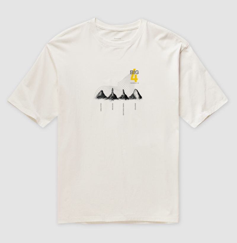 Camiseta Oversized Clássicos do Brasil | Big 4 Serra dos Órgãos - Imagem 5