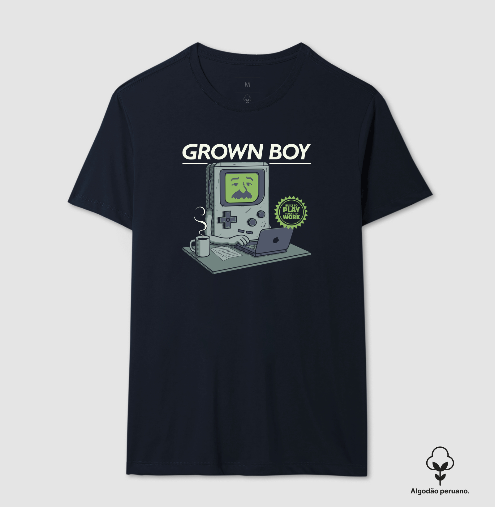 Camiseta Algodão Peruano Grown Boy - Imagem 4