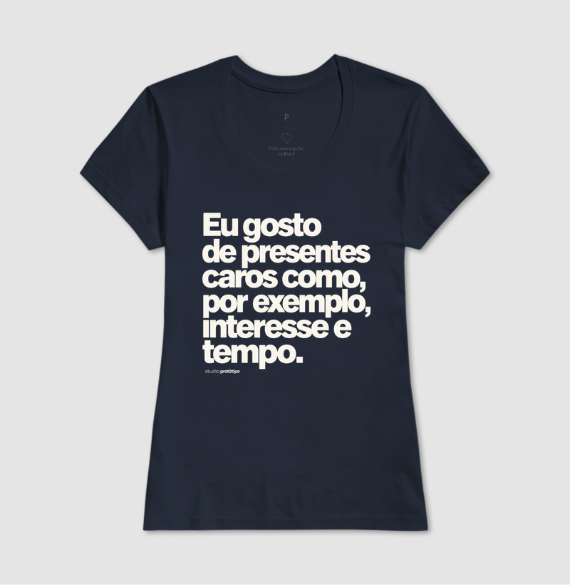 Eu Gosto de Presentes Caros (estampa G) - Imagem 7