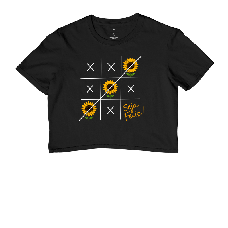 Camiseta Seja Feliz Girassol - Imagem 2