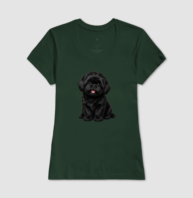 Shih Tzu Preto - Desenho Animado - Imagem 13