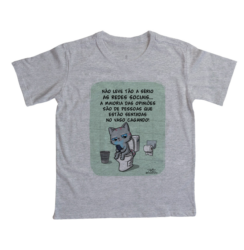 Camiseta Gato Sincero no Vaso - Imagem 3